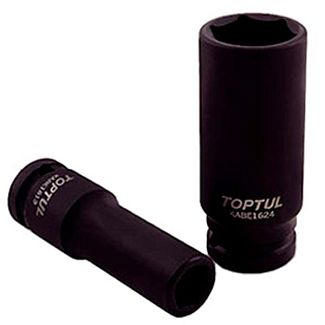 Головка торцевая ударная 6-гранная удлиненная 16 мм 1/2" 78 мм TOPTUL