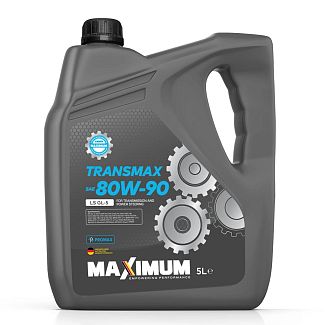 Масло трансмиссионное минеральное 5л 80W-90 Trans Max GL-5 MAXIMUM
