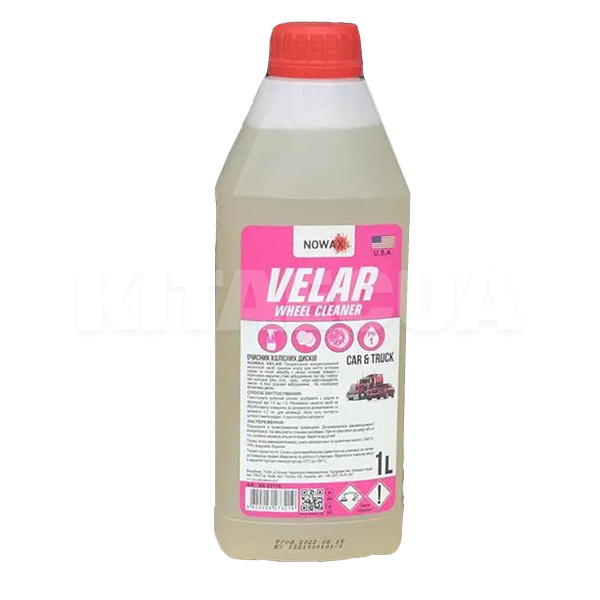 Очищувач дисків 1л VELAR WHELL CLEANER NOWAX (NX01178)