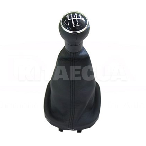 Ручка КПП черная для Volkswagen Caddy 2011-2015г + чехол КПП DPA (77111640702)