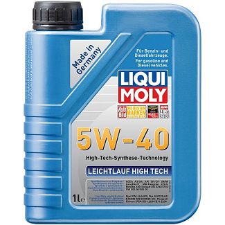 Масло моторное синтетическое 1л 5W-40 Leichtlauf High Tech LIQUI MOLY