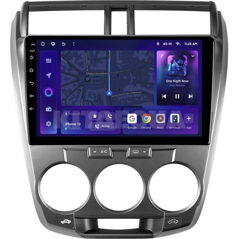Штатна магнітола MOSS M2 4+32 Gb 10" Honda City 2008-2013 AMS (49610)