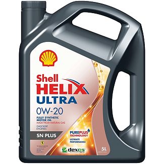 Масло моторное синтетическое 5л 0W-20 Helix Ultra SN SHELL