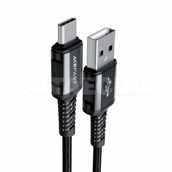 Кабель USB - Type-C 3А 1.2м черный ACEFAST (AFC1-04B)