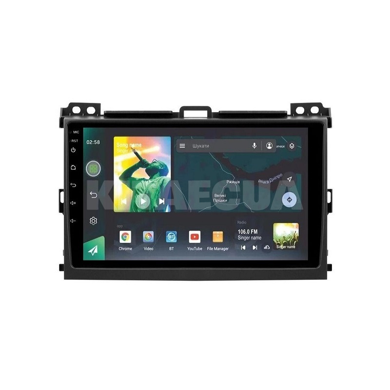 Штатна магнітола X9232 2+32 Gb 9" Lexus GX 470 2002-2009 (F1 B) SIGMA4car (33860) - 2