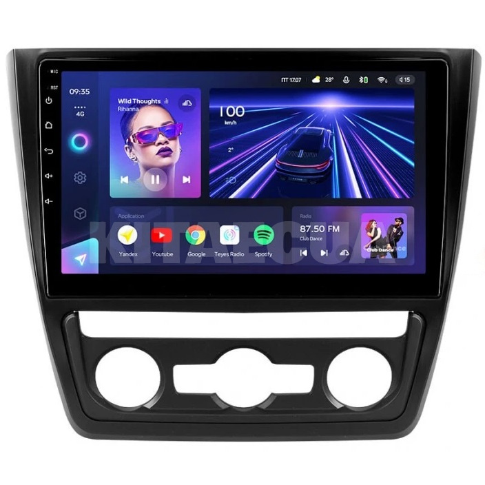 Штатная магнитола CC3L 4+64 Gb 10" Skoda Yeti 5L 2009-2014 Teyes (52338)