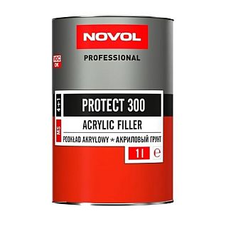 Грунт акриловый 1л серый PROTECT 300 NOVOL