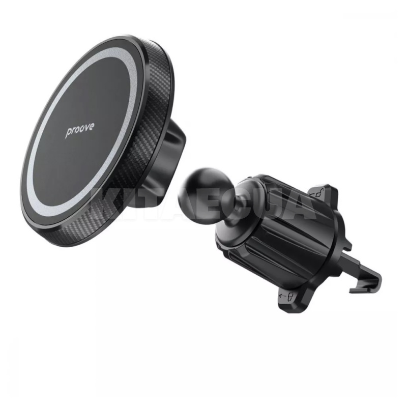 Автомобільний тримач на дефлектор Carbon Magnetic Air Outlet Car Mount Magnetic Ring PROOVE (484030001) - 4