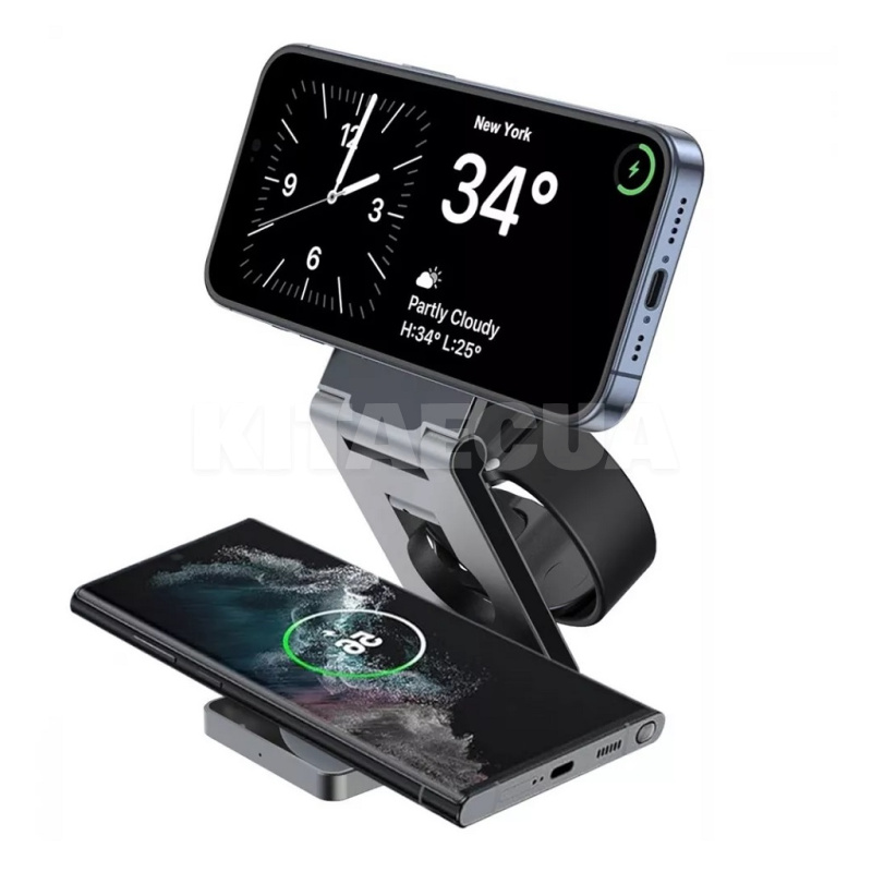 Бездротовий зарядний пристрій 3in1 Type-C Titan Volt PROOVE (557720010) - 6