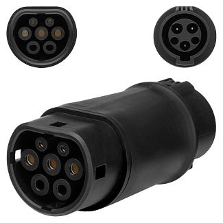 Перехідник 7.4 квт 32А 1-фаза Тype 1 (станція) - Type 2 (авто) OLINK