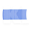 Смуга світловідбивна на маточину колеса синя (20шт.) (20Pcs-Reflective-Strips-Blue)