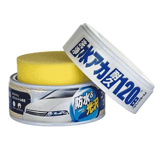 Воск мягкий для белых автомобилей Coating & Cleaning Wax White 230г SOFT99