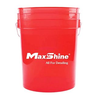 Ведро с крышкой для мойки авто Detailing Bucket Red 20л красное MaxShine