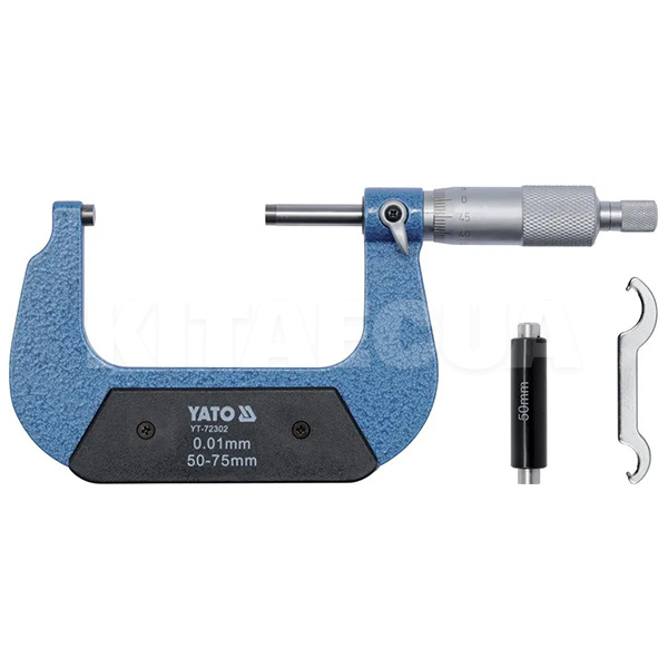 Мікрометр 50-75 мм YATO (YT-72302)