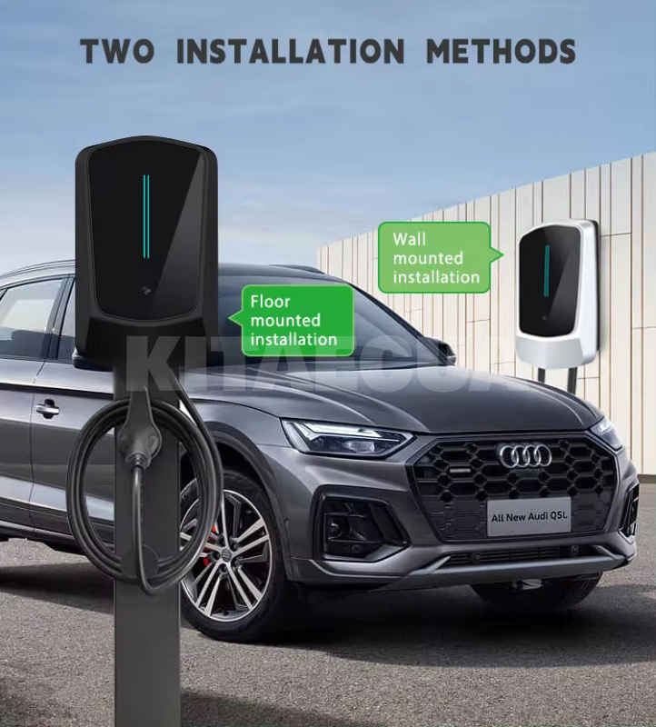Зарядка для электромобиля 7.4 кВт 32А 1-фаза GB/T AC (китайское авто) Wall Station Q6 REDAUTO на ZEEKR X (R6-7-GBT) - 2