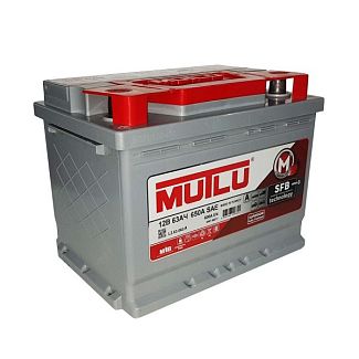 Акумулятор автомобільний 63Ач 600А "+" праворуч Mutlu