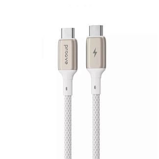 Кабель Type-C Type-C 60W 1м Dense Metal белый PROOVE