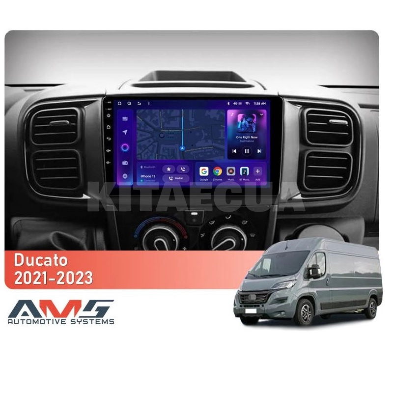Штатна магнітола MOSS M3 4+32 ГБ 9" Fiat Ducato Van L3H2 2021-2023 (L1) AMS (49850) - 2