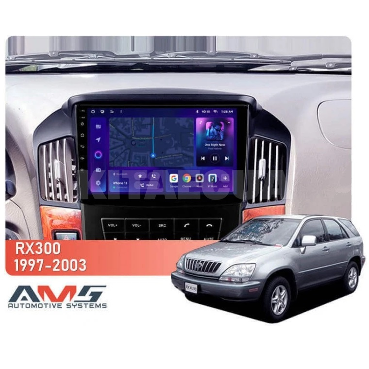 Штатна магнітола MOSS M3 4+32 ГБ 9" Lexus RX300 XU10 1997-2003 (F2) AMS (50119) - 2