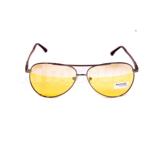 Очки для водителей поляризационные с футляром желтые Shust (F0861-5) - 3