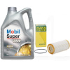 Масло синтетическое 5л 5W-40 Super 3000 Х1 + фильтр Mann-Filter на Audi Q5 2.0 TFSI MOBIL (156154-HU6013z)