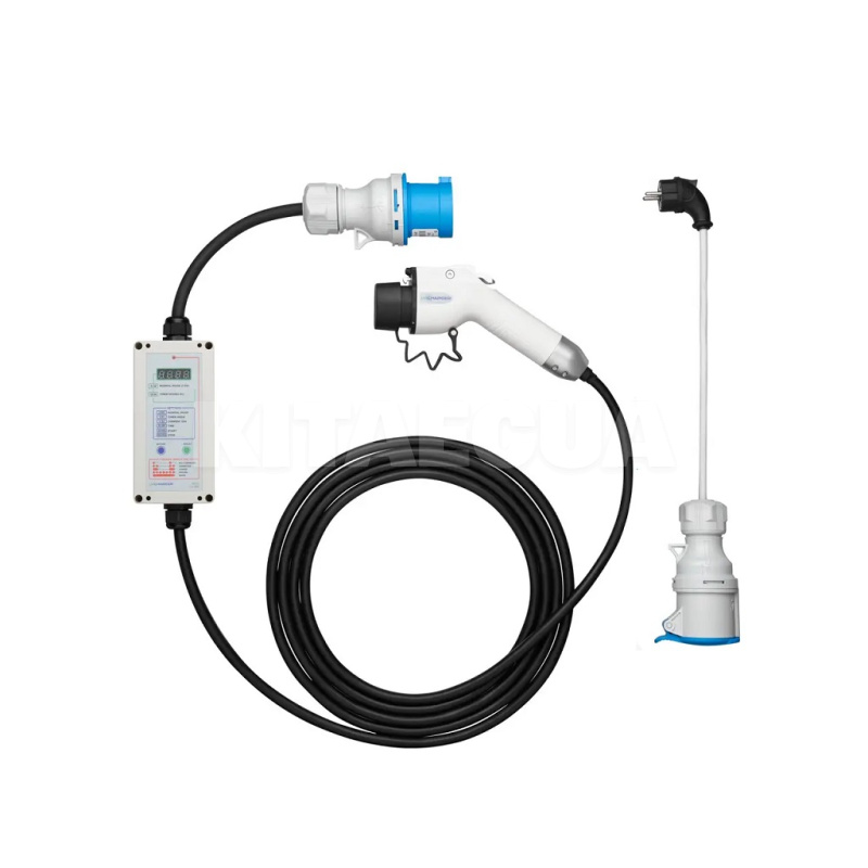 Зарядка для электромобиля GB/T AC 7.4 кВт 32А 1-фаза EXPERT+ UACHARGER (CHC-EX120731HL-21-6)