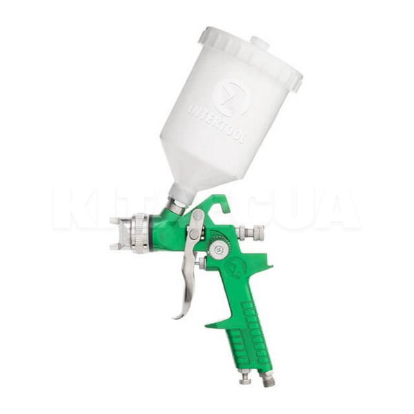 Краскопульт пневматический HVLP 1.7мм 3 бар бачок 600мл Intertool (PT-0119-INTERTOOL) - 5