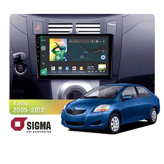 Штатная магнитола X9464 4+64 ГБ 9" Toyota Yaris XP90 2005-2012 (F1) SIGMA4car