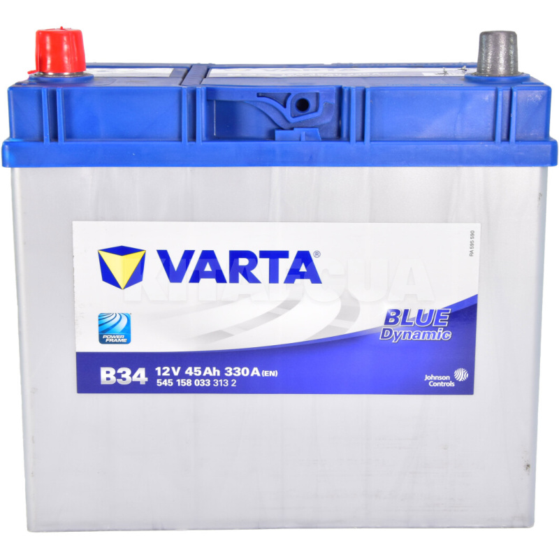 Акумулятор автомобільний 45Ач 330А "+" зліва VARTA (VT 545158BD)