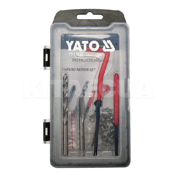 Набор для восстановления резьбы 30 предметов YATO (YT-17632)