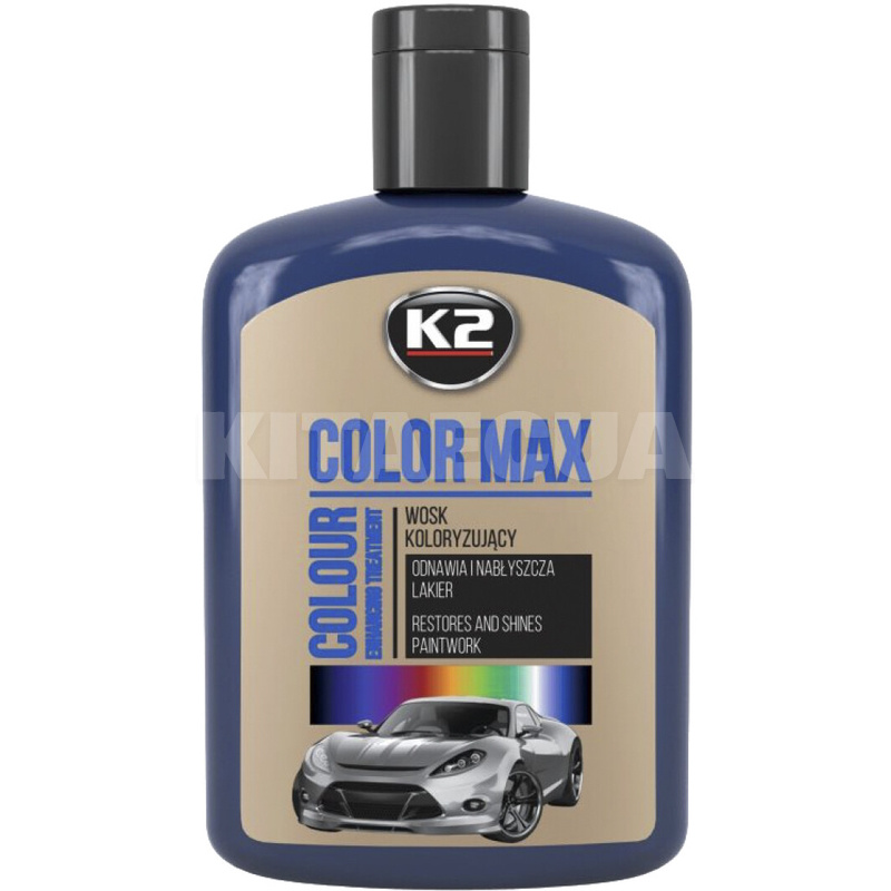Полироль для кузова с воском 200мл COLOR MAX Granat K2 (K020 granat)