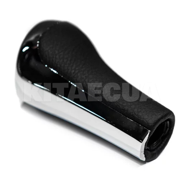 Ручка КПП черно-серая кожзам для BMW 5 E60 2003-2010г 6 ступ ABM (251124924816) - 3