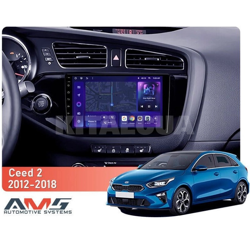 Штатна магнітола MOSS M3 4+32 ГБ 9" Kia CEED Ceed 2 JD 2012-2018 AMS (50049) - 2