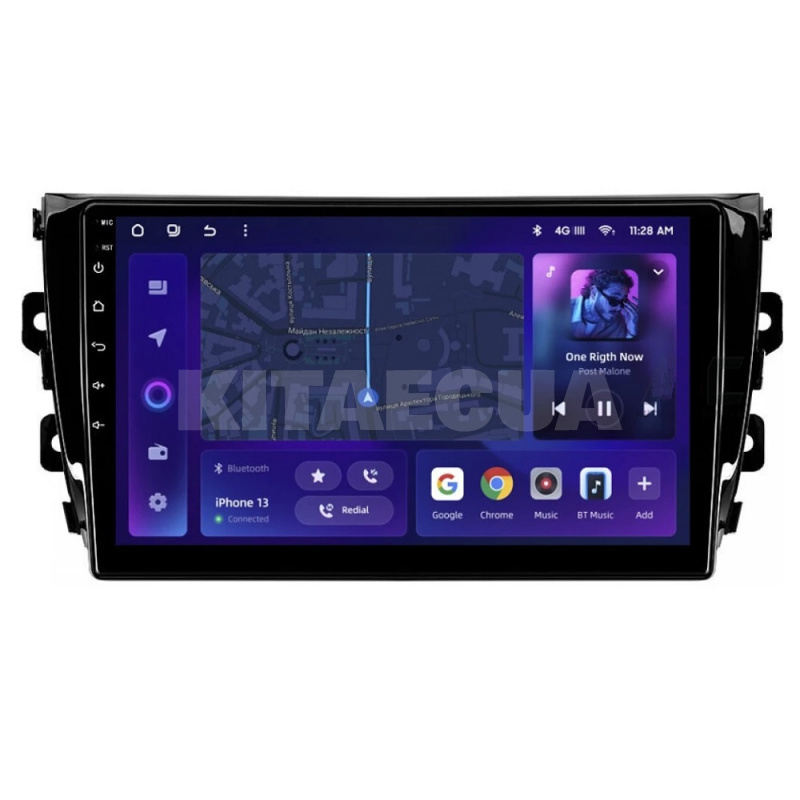 Штатна магнітола MOSS M3 4+32 ГБ 10" Zotye T600 2014-2019 AMS (50943)