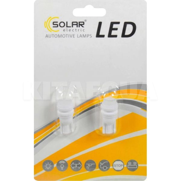 LED лампа для авто T10 W2.1x9.5d 12W (комплект) Solar (LC341_B2)