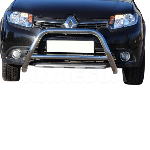 Кенгурятник WT006 Renault Dokker 2013-2022 нержавеющая сталь CAN (dd22373) - 3