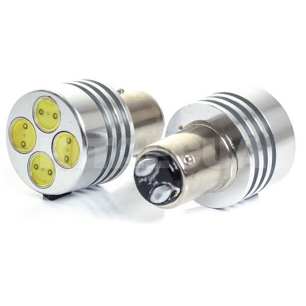 LED лампа для авто BAY15d 2W (комплект) Solar (LS238)