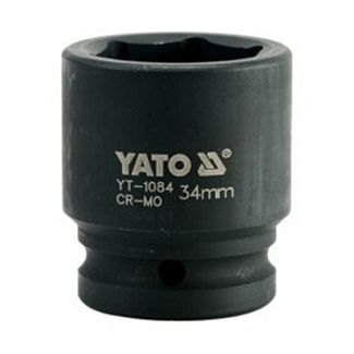 Головка торцева ударна 6-гранна 34 мм 3/4" 56 мм YATO