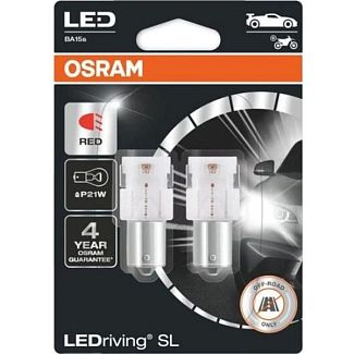 LED лампа для авто LEDriving SL P21W 1.4W red (комплект) Osram