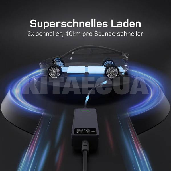 Зарядка для электромобиля 11 кВт 16A 3-фазы Type 2 (европейское авто) DEPOW на HYUNDAI Kona Electric (DE11-16-3PH-TP2-C6) - 3