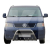 Кенгурятник WT003 Volkswagen T5 Transporter 2003-2010 60мм нержавеющая сталь с надписью CAN (dug739002)