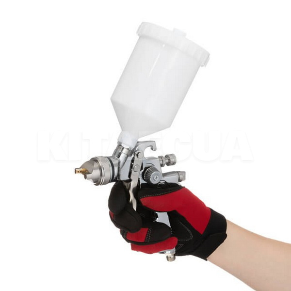 Краскопульт пневматический HVLP 1.4мм 3 бар бачок 600мл Intertool (PT-0103-INTERTOOL) - 5