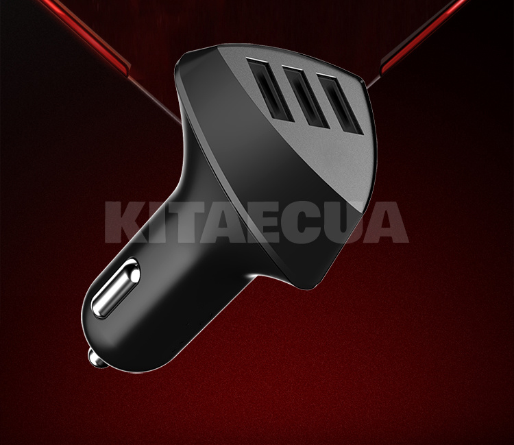 Автомобільний зарядний пристрій 3 USB 4.2 A Black CC-300 XoKo (CC-300-BK-XoKo) - 9
