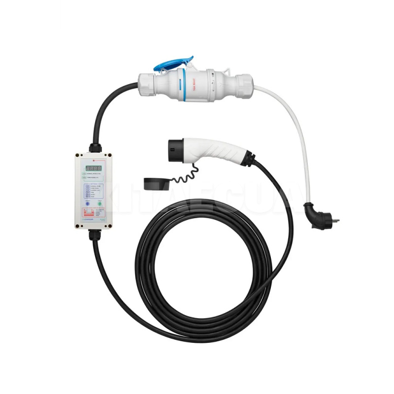 Зарядка для электромобиля Type 2 7.4 кВт 32А 1-фаза EXPERT+ UACHARGER (CHC-EX120721HL-21-8)