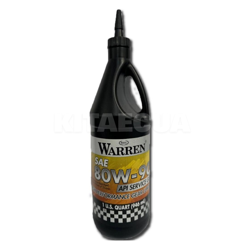 Олія трансмісійна синтетична 946мл 80W-90 Warren (WARGRLUB80W9012)