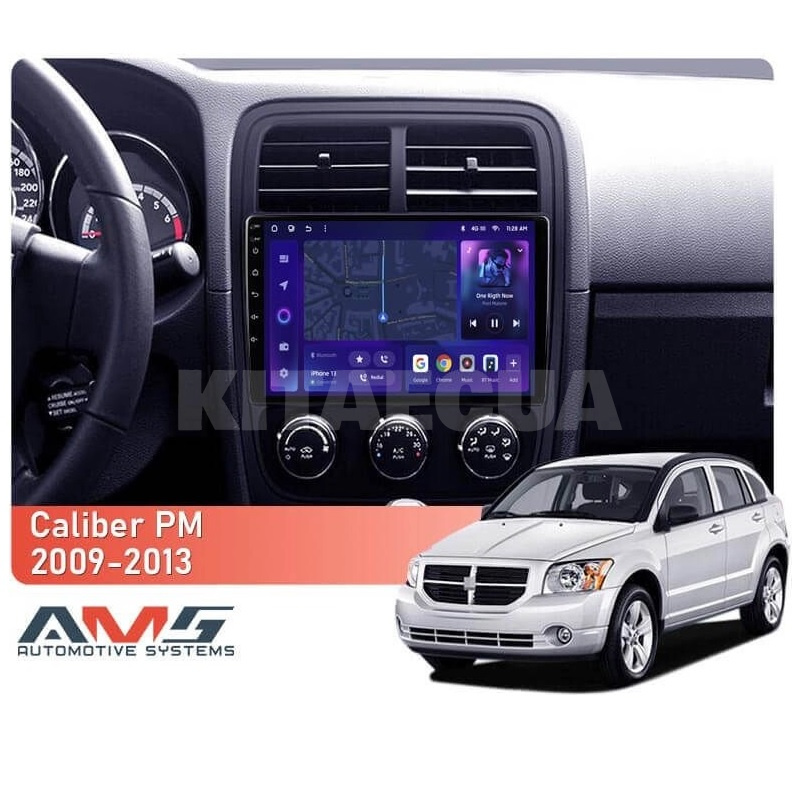 Штатна магнітола MOSS M3 4+32 ГБ 9" Dodge Caliber PM 2009 2013 (L2) AMS (49842) - 2