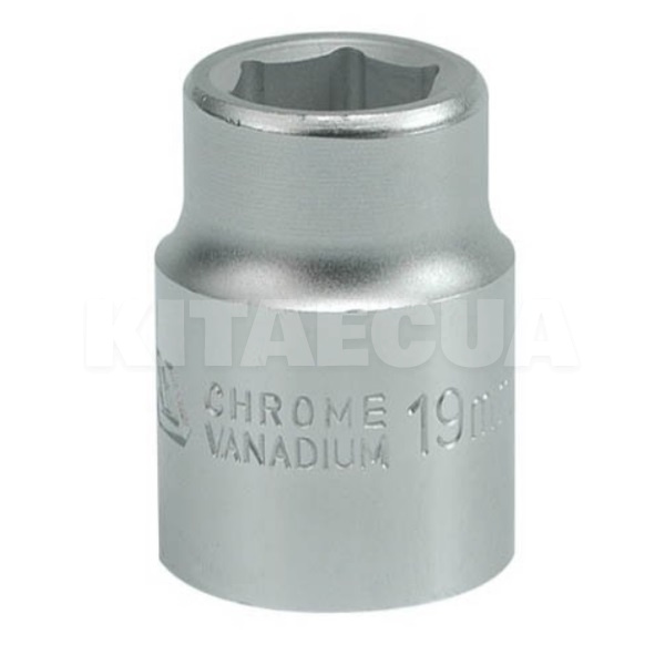 Головка торцева 6-гранна 19 мм 3/4" 50 мм YATO (YT-1301)