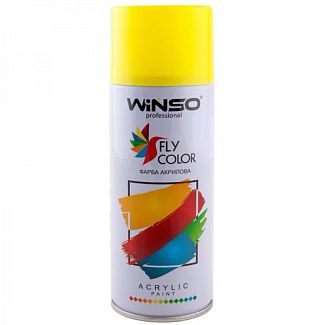 Фарба кислотно-жовта 450мл флуоресцентна Winso