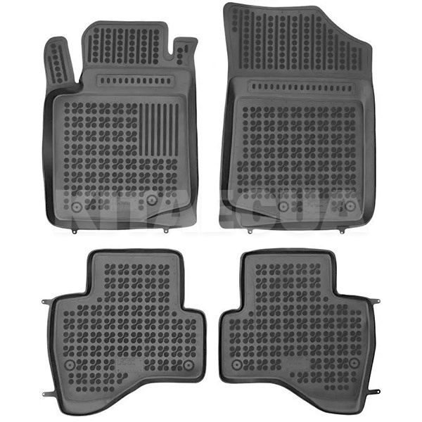 Гумові килимки в салон Citroen C1 II (2014-н.в.) (4шт) 201429 REZAW-PLAST (24770)