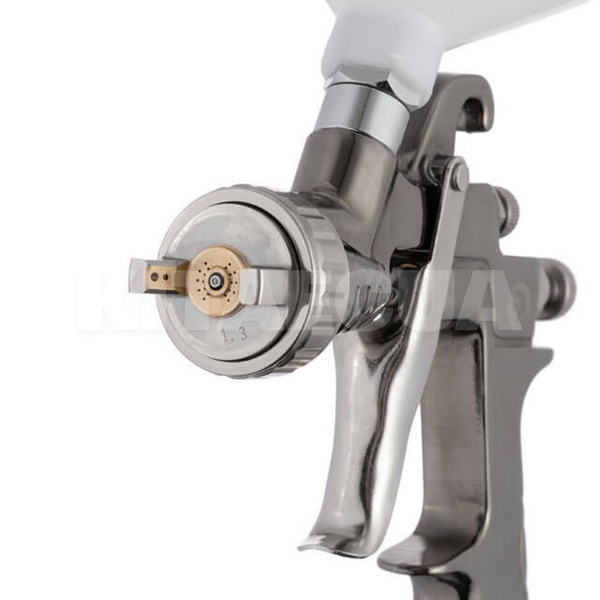Краскопульт пневматический LVLP 1.3мм 2 бар бачок 600мл STORM Intertool (PT-0138-INTERTOOL) - 6